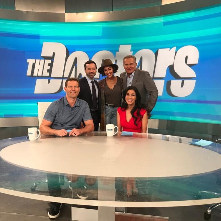 AWARD-WINNING CELEBRITY FACIAL PLASTIC SURGEON, DR. JASON CHAMPAGNE AND ACTRESS MEAGAN GOOD GUEST ON 'THE DOCTORS'