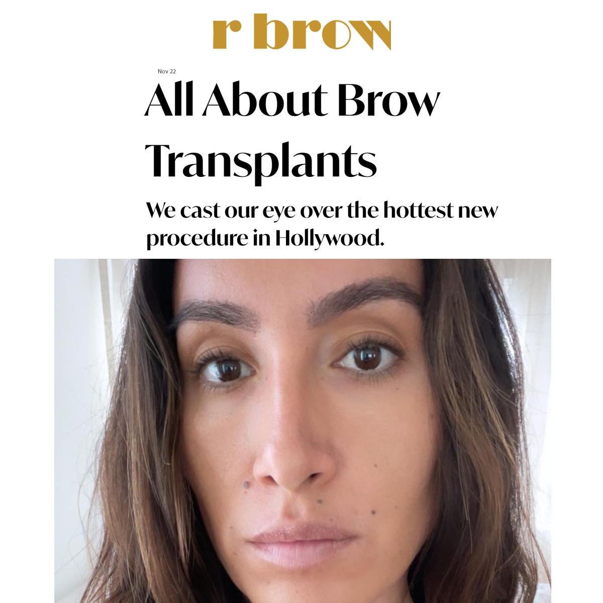 R Brow | Champagne Brows