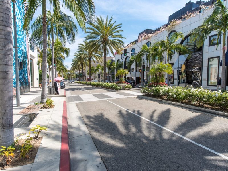Rodeo Drive in Beverly Hills, California